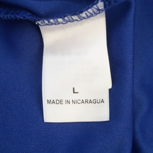 C2 Sport VIAVI Royal blue Dri-Fit polyester long sleeve tee t-shirt, size L - Picture 5 of 8